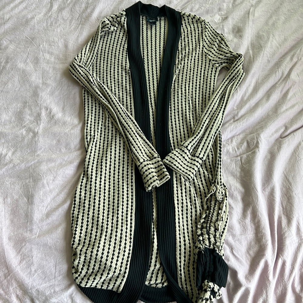Tan cardigan